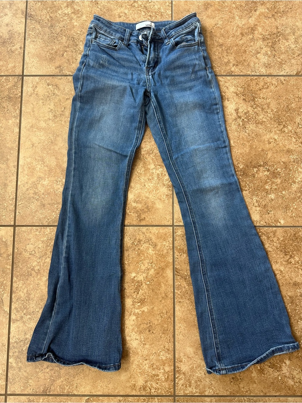 Women's Vervet Blue Flared Jeans - Classic Denim